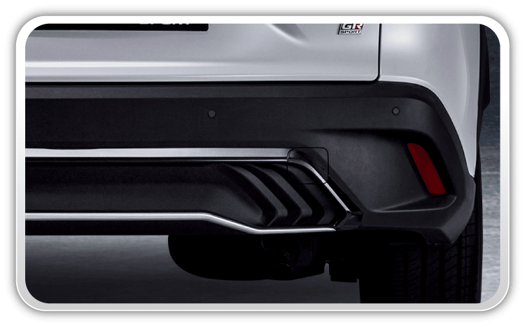 GR Sport Rear Bumper Lower Garnish Air Diffuser